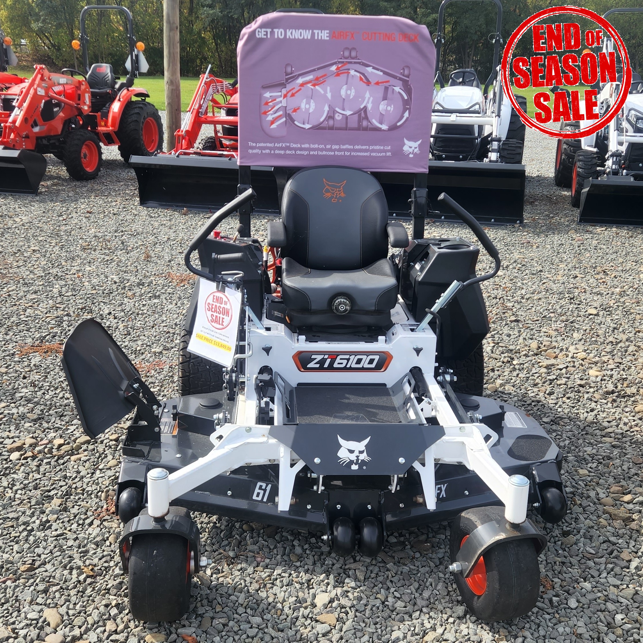 NEW Bobcat ZT6100 61" Zero Turn Mower